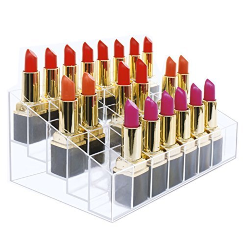 Lipstick Holder, 40 Space Acrylic Lipstick Holder Organizer Case 