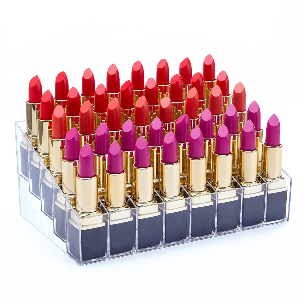 Lipstick Holder, 40 Space Acrylic Lipstick Holder Organizer Case 